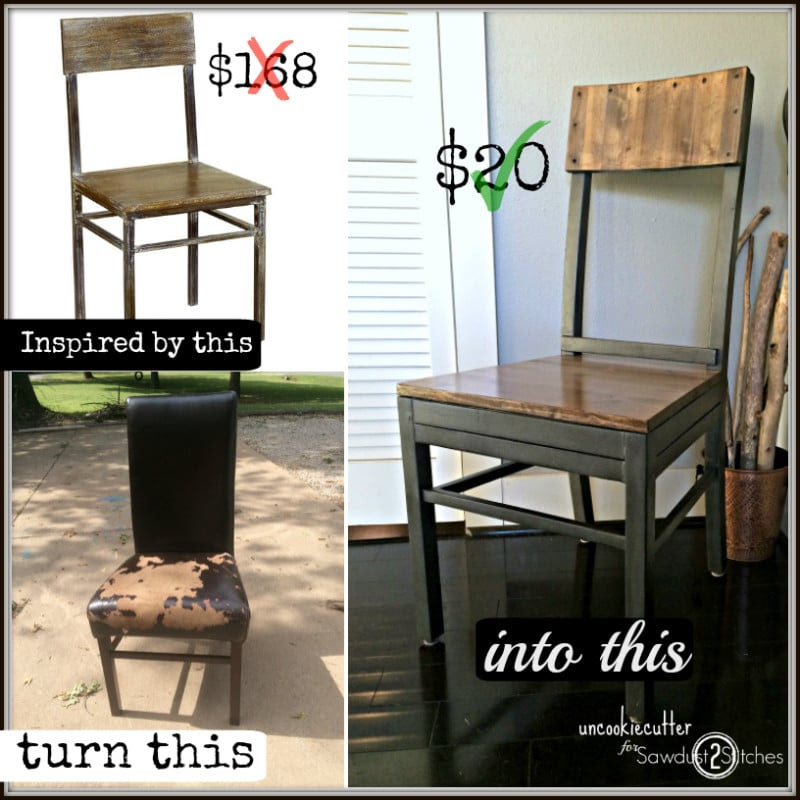 Modern Dining Chair Upcycle - Uncookie Cutter