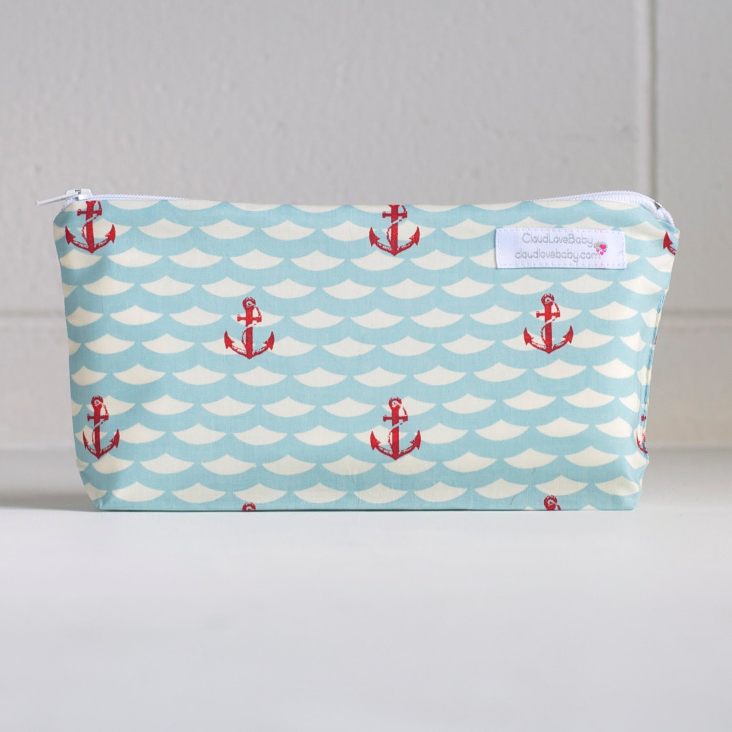 wet bag. extra small. organic cotton. nautical. summer. - CloudLoveBaby wet bag. extra small. organic cotton. nautical. summer. - CloudLoveBaby