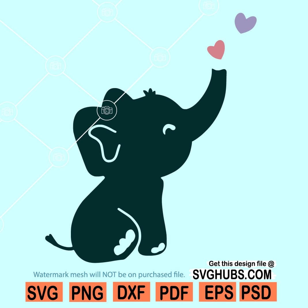 Cute Baby Elephant Svg Free - 171+ SVG File for DIY Machine