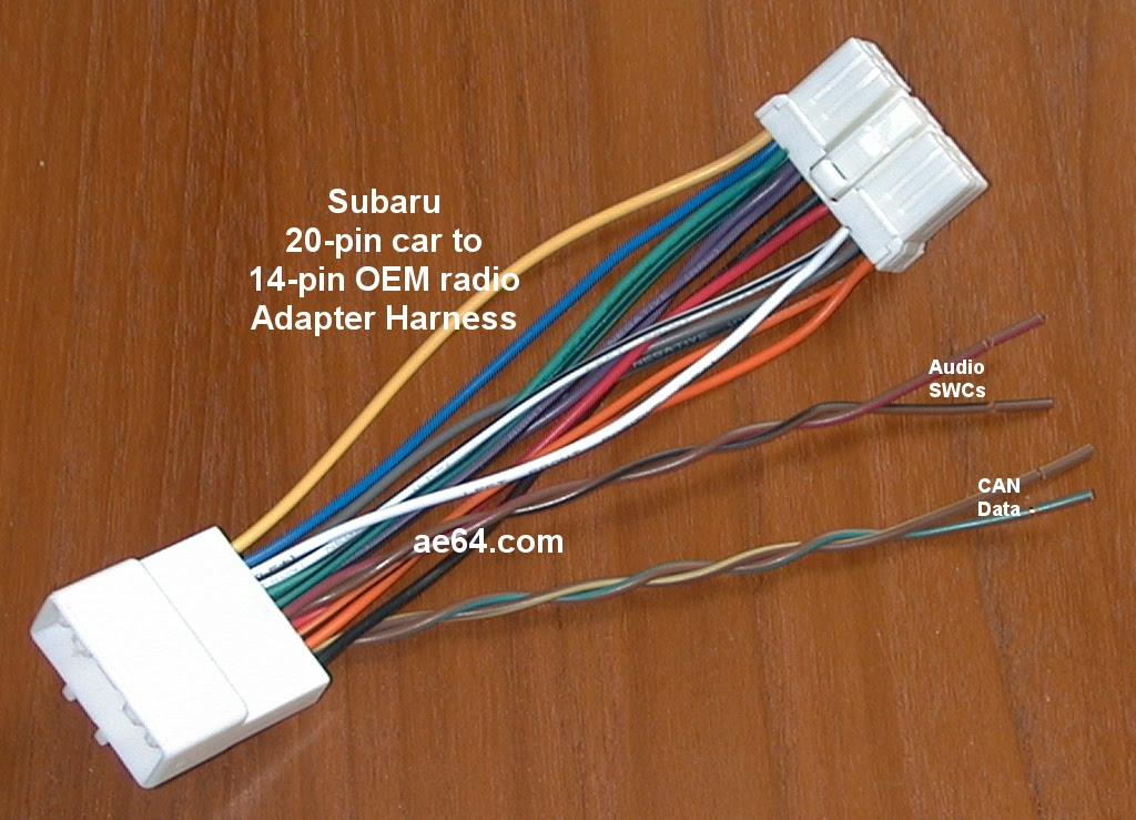 40 Subaru To Pioneer Wiring Harness - Wiring Diagram Online Source