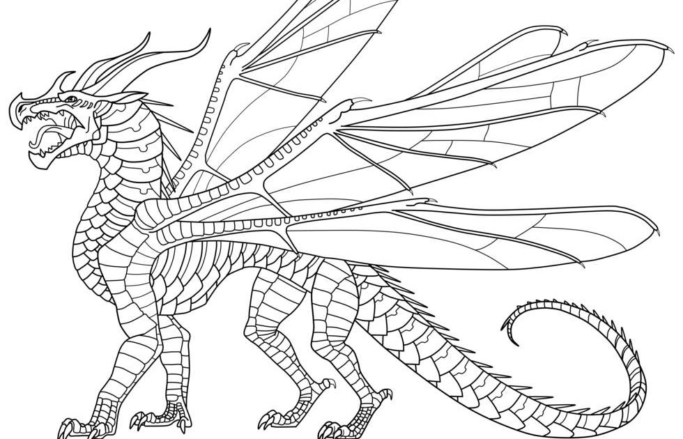 View Nightwing Wings Of Fire Sandwing Nightwing Dragon Coloring Pages