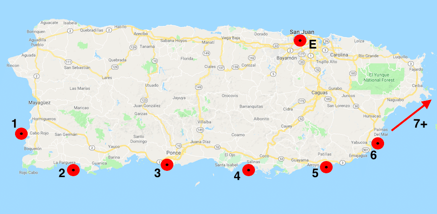 Map Of Ponce Puerto Rico - Maps For You