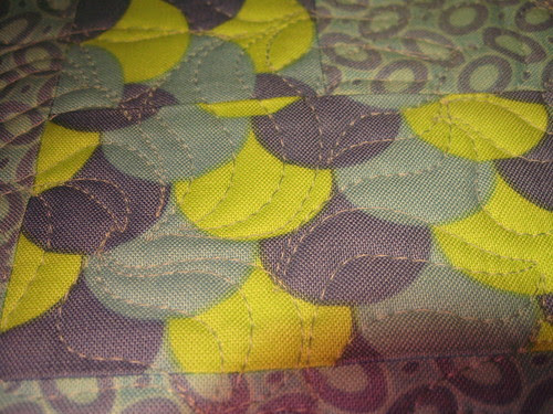   baby quilt detail by you.