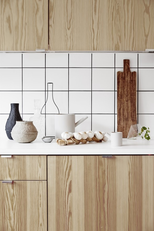 Wood in the kitchen - via Coco Lapine Design