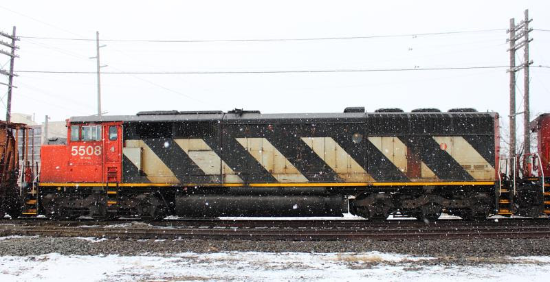 CN 5508 in Winnipeg