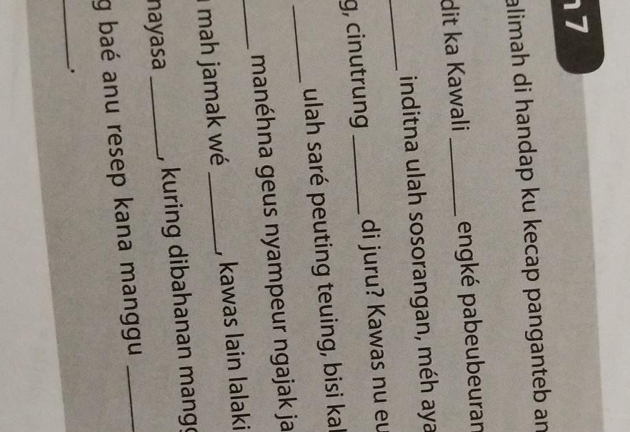 Jawaban Bahasa Sunda Kelas 8 Pancen 8 Pencari Jawaban