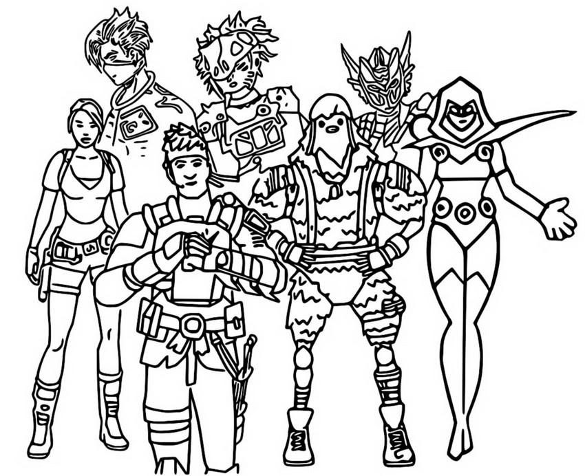 Deadpool Coloriage Fortnite Saison 2 Chapitre 2  happymomentofmylife