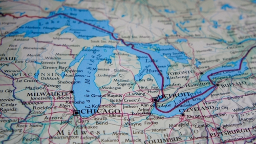 Illinois-great-lakes-map