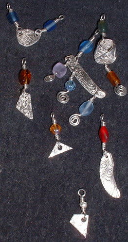 silver bits and beads