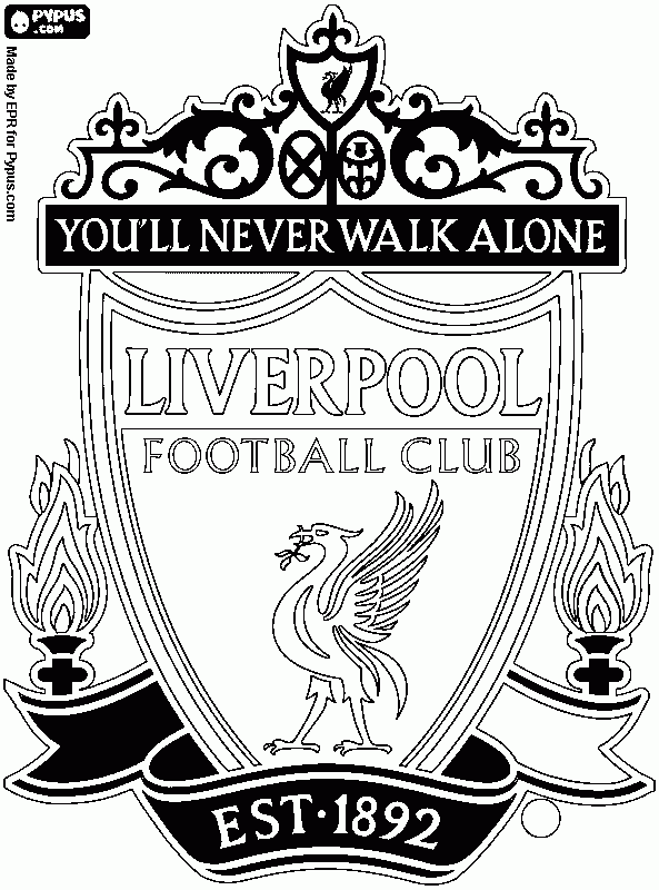 Liverpool Fc Logo Drawing - Liverpool FC Logo - Logo-Share - By ...