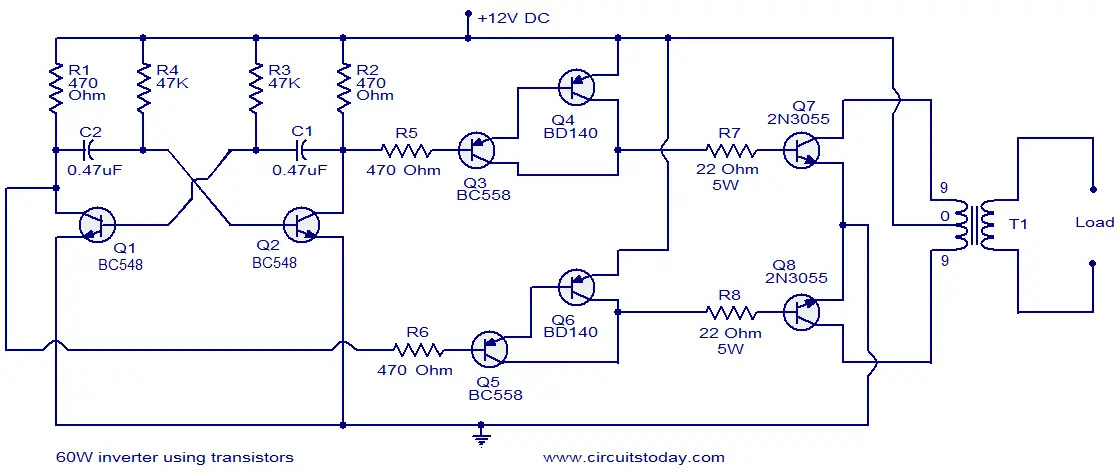 12v 60w Led Circuit Diagram - Circuit Diagram Images
