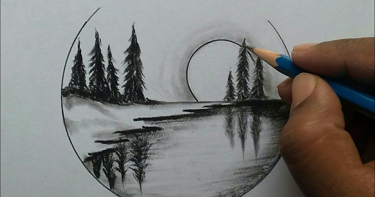 Easy Nature Art Pencil Drawings - Hallerenee