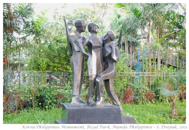 Philippine-Korea memorial, Rizal Park, Manila - S. Deepak, 2011