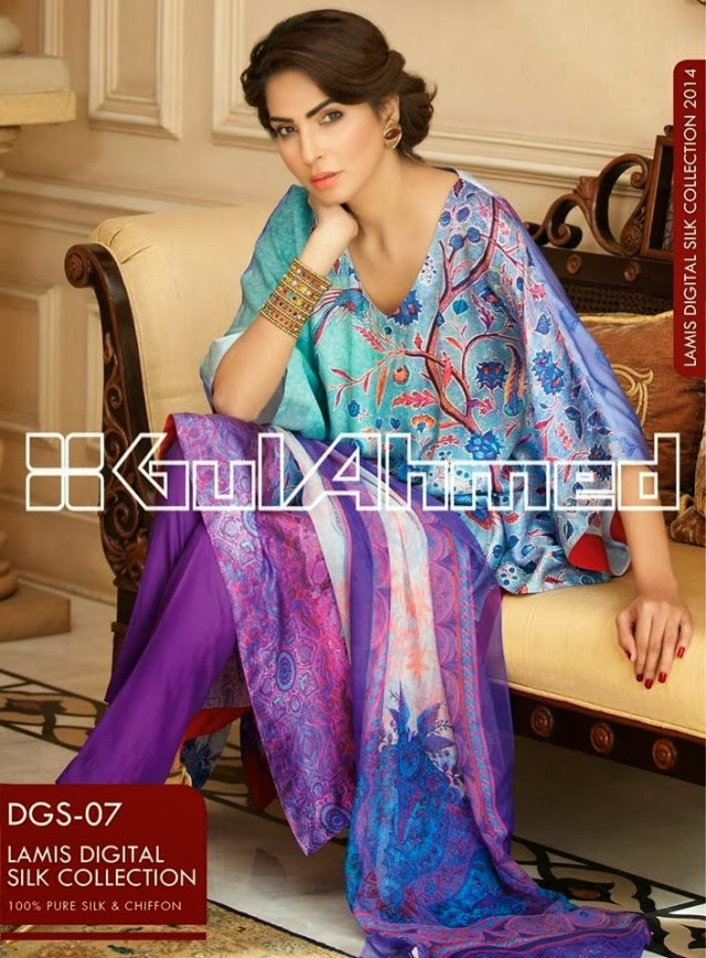 Girls-Wear-Beautiful-Winter-Outfits-Gul-Ahmed-Lamis-Digital-Silk-Chiffon-Dress-New-Fashion-Suits-11 Girls-Wear-Beautiful-Winter-Outfits-Gul-Ahmed-Lamis-Digital-Silk-Chiffon-Dress-New-Fashion-Suits-11