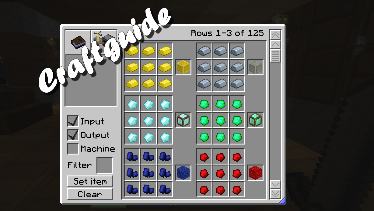 CraftGuide MOD - Minecraft 1.7.2