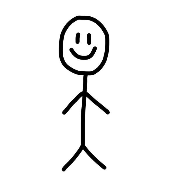 painting of stick figures