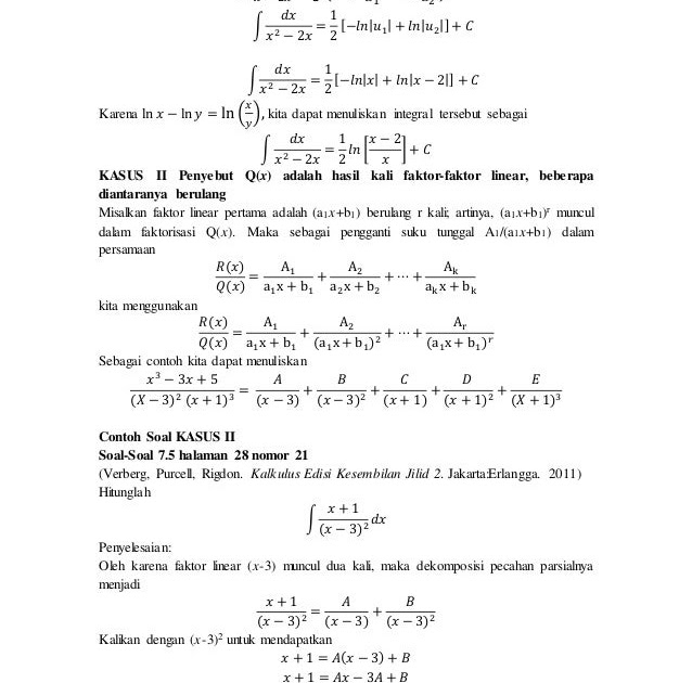 Soal Integral Ips