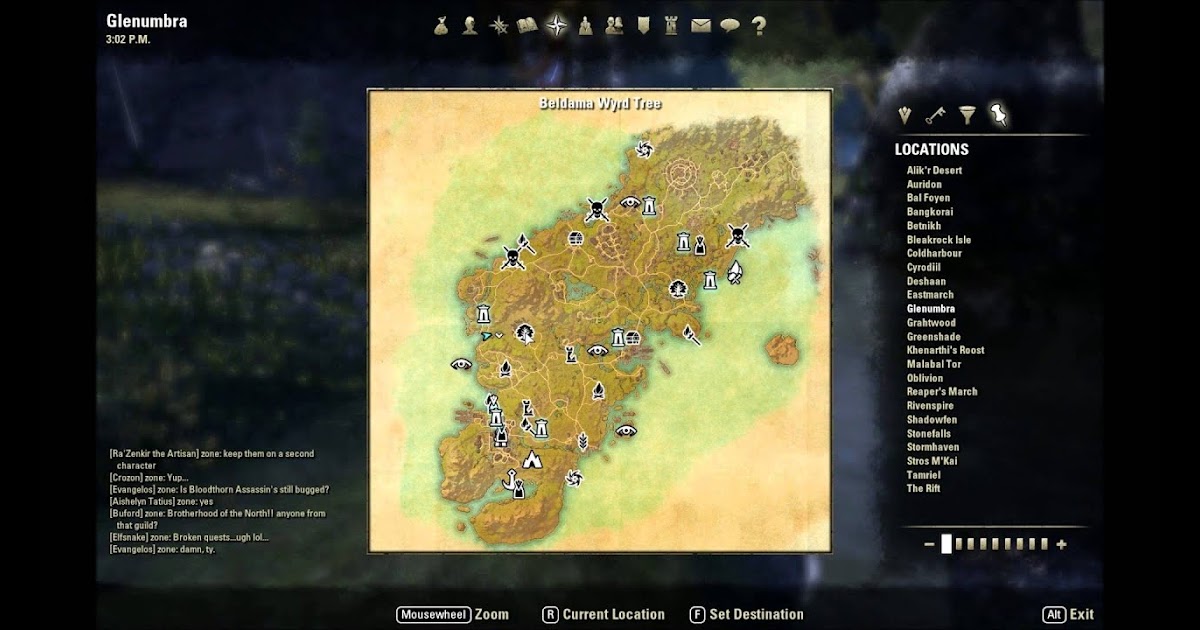Glenumbra Treasure Map 1