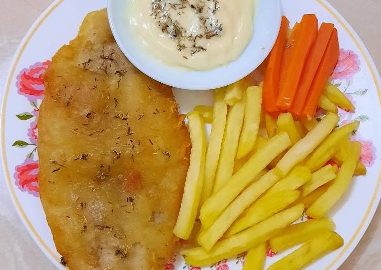 Resep Fish & chips yang Lezat Sekali!