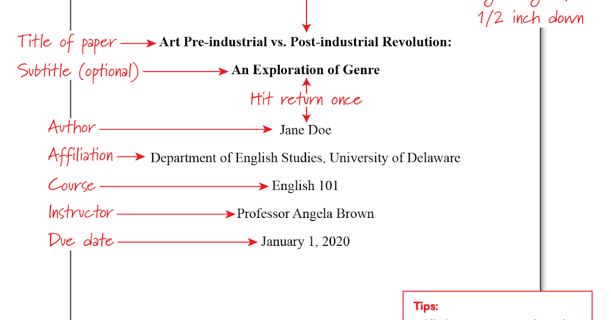 Apa Table Of Contents 7Th Edition / Tables And Figures Apa