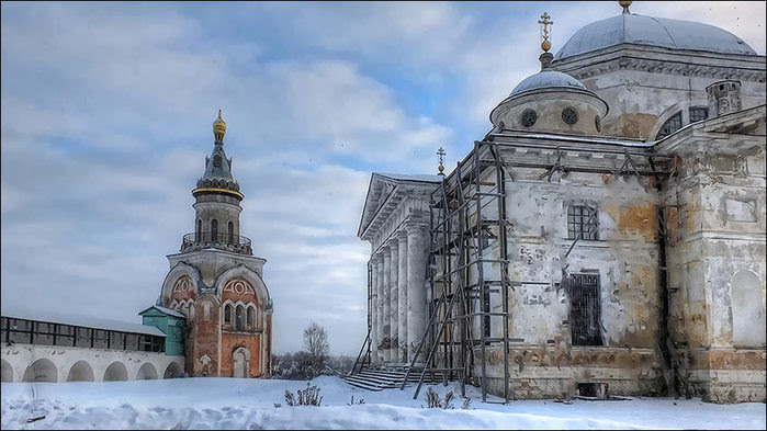Торжок. Борисоглебский монастырь. Свечная башня