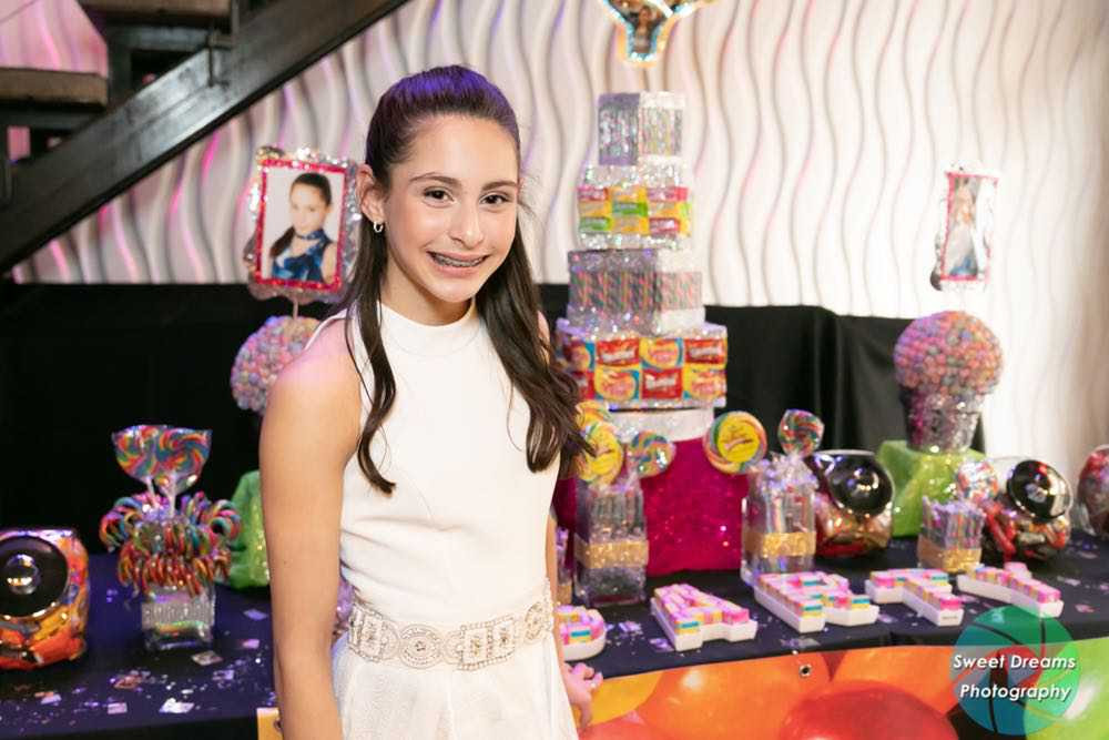Bat Mitzvah Photography Riley at Party Stage 48 New York City
