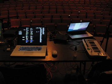 Mark's rig and mine...