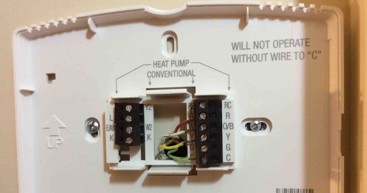 Honeywell Heat Pump Thermostat Wiring Diagram - NINON WEB