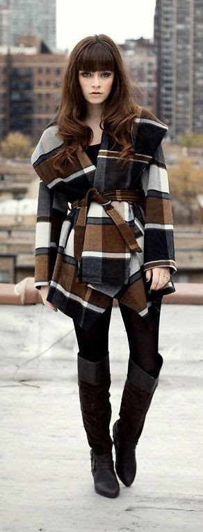 Fall favorites: Plaid coat