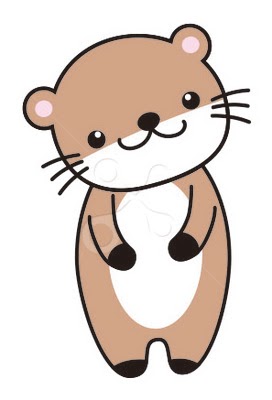50 カワウソ イラスト かわいい かっこいい無料イラスト素材集 イラストイメージ