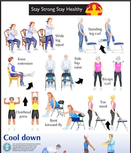 Senior Citizen Chair Yoga For Seniors Printable chair stretch