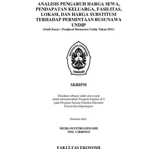 Skripsi Manajemen Pemasaran Undip Pdf Ide Judul Skripsi