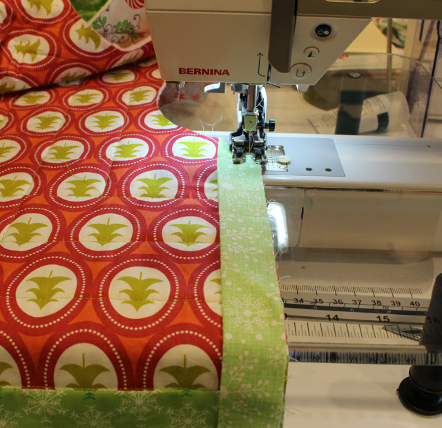 binding begin stitching