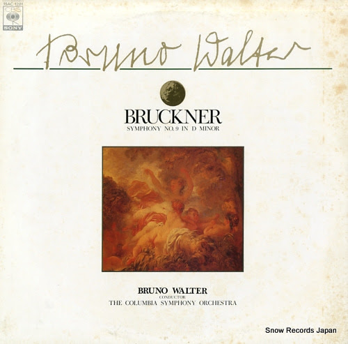 WALTER, BRUNO bruckner; symphony no.9 in d minor