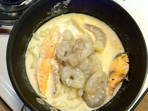Shrimp Added to Fish and Milk