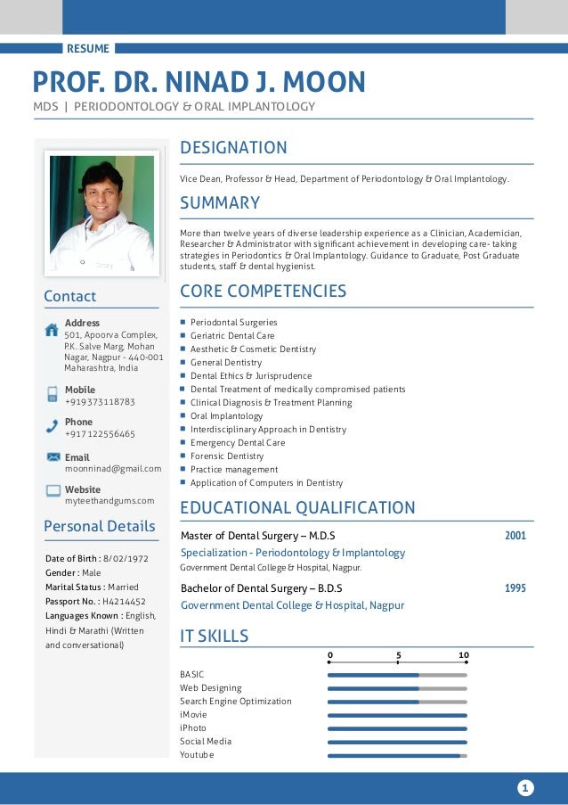 10-best-curriculum-vitae-dentist-sample