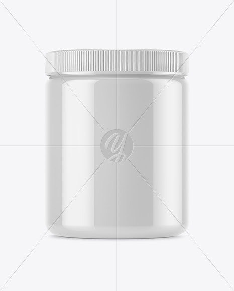 Download Plastic Protein Jar Mockup Yellowimages Free Psd Mockup Templates PSD Mockup Templates