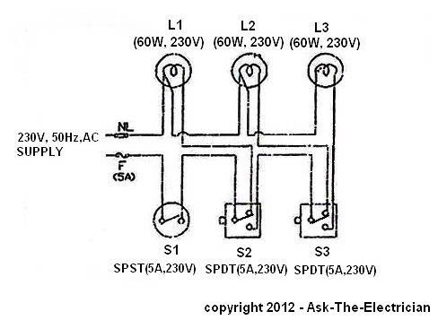 Godown Wiring Diagram With 5 Point - Godown Wiring Circuit Diagram And