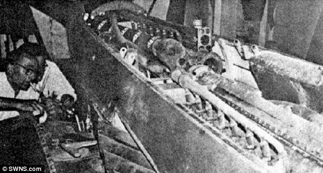 Bugatti was forced to conceal the elegant aircraft by packing it up and hiding it in a French barn to prevent the German military discovering it. It is thought Albert Steer, one of Hitler's ministers, was aware of the plane and if they got hold of the technology it could have eliminated the Spitfire