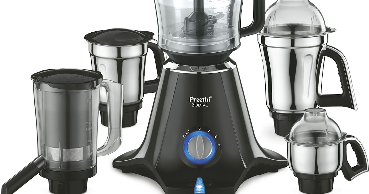 Preethi Zodiac MG 218 750Watt Mixer Grinder (Black/Light Grey) Best