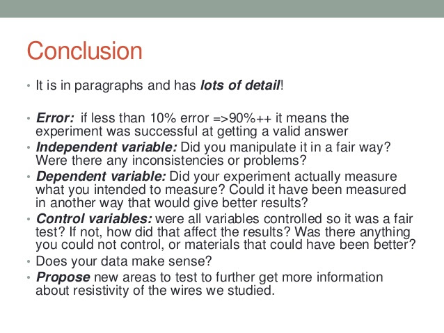 Sample Lab Report Conclusion Classles Democracy