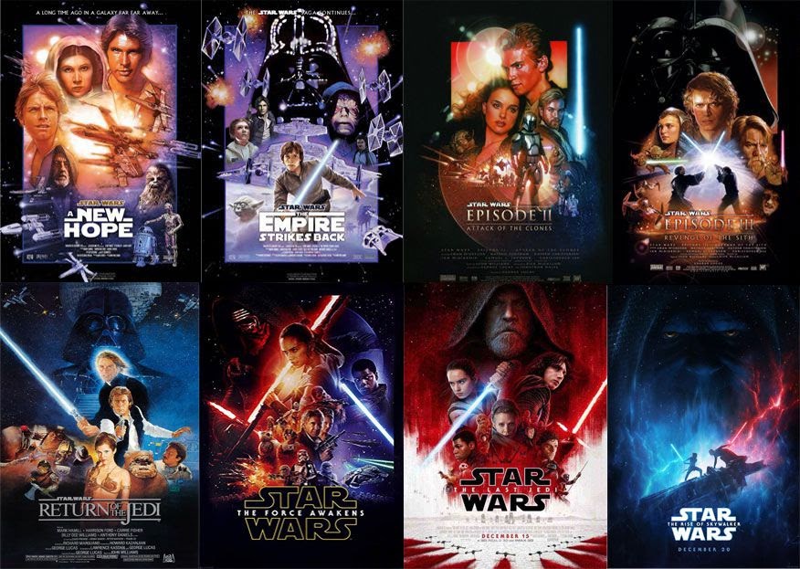 Star Wars Movies In Order Of Release The Star Wars Films In Order To