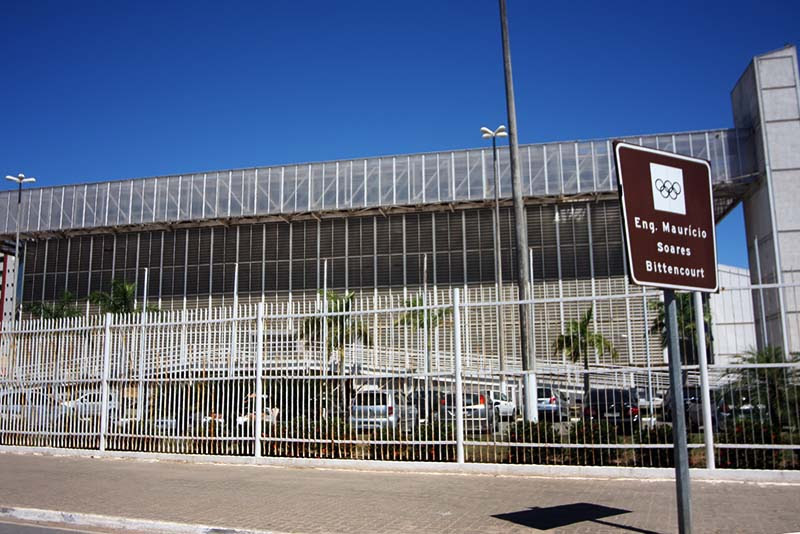 Ginásio Poliesportivo visto do lado de fora