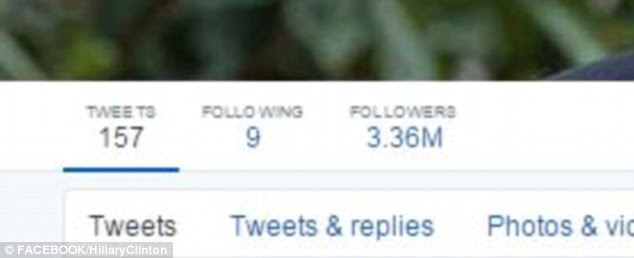 REALLY? Hillary Clinton's Twitter follower-count appears to be significantly inflated