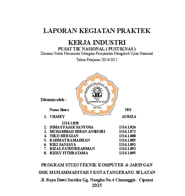 Contoh Laporan Prakerin Dalam Bahasa Inggris Beserta Artinya Kumpulan Contoh Laporan