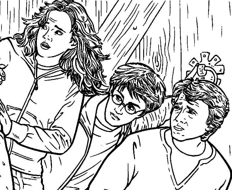 Difficile Coloriage Magique Harry Potter À Imprimer  Kopi Mambudem
