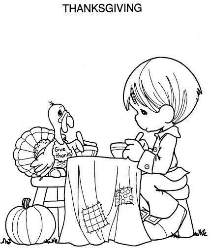 Cute Thanksgiving Printable Coloring Pages | Coloring Pages - Free