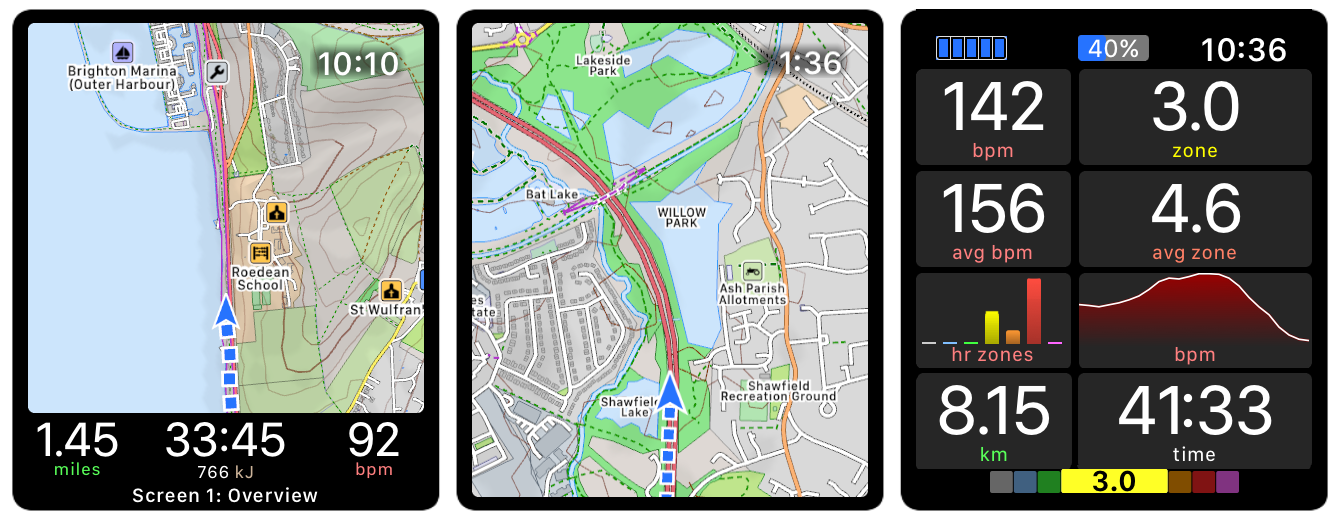 mi watch maps