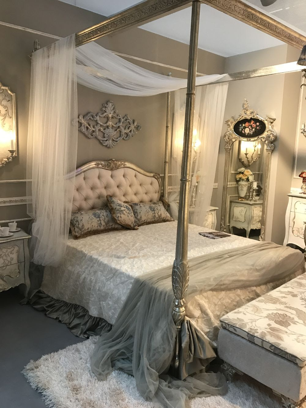 Baroque Rococo Style Make For A Luxury Bedroom