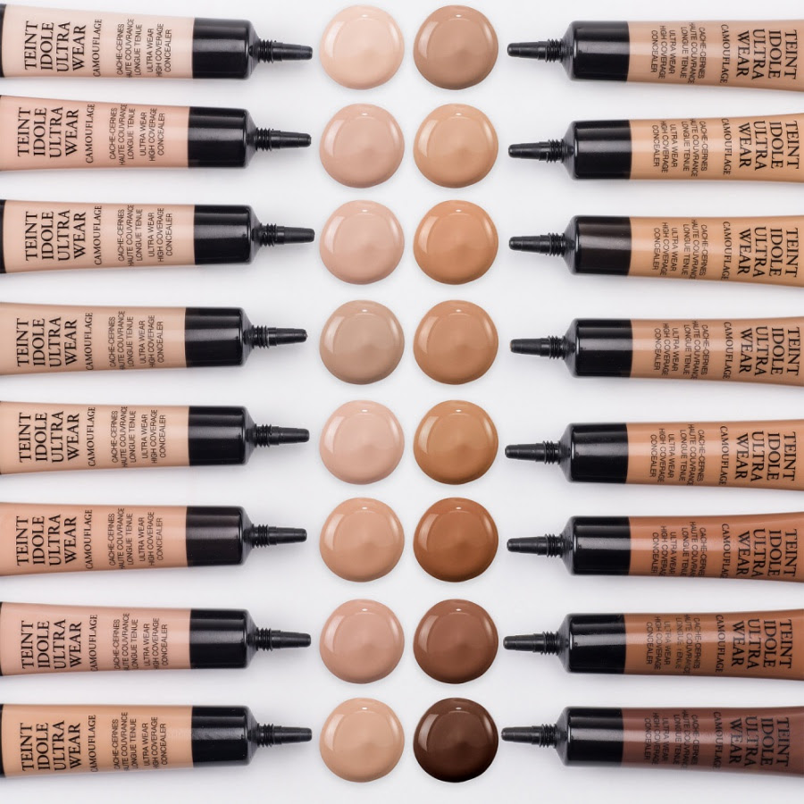 Lancome Teint Idole Ultra Wear Camouflage Concealer Swatches